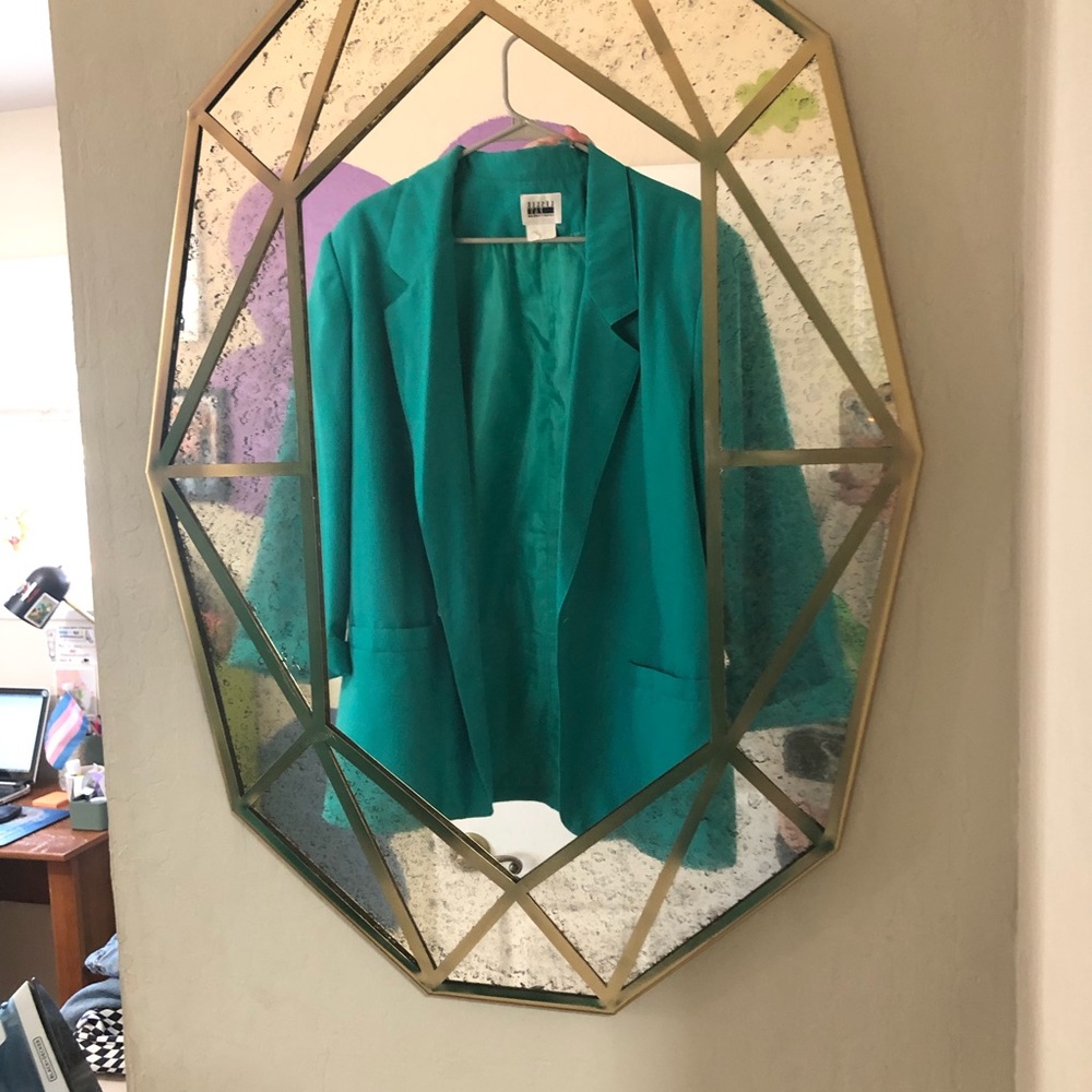Teal blazer